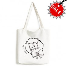 my diy store bowknot Quality canvas bag environmentally tote large  capacity shopping bags