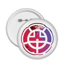 I Love Yooknet Pattern Pins 5pcs