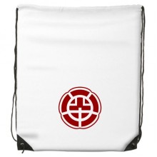 School Logo Drawstring Backpack